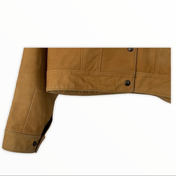 Roots Vintage 90’s Nubuck Trucker Style Jacket - Picture 9 of 13